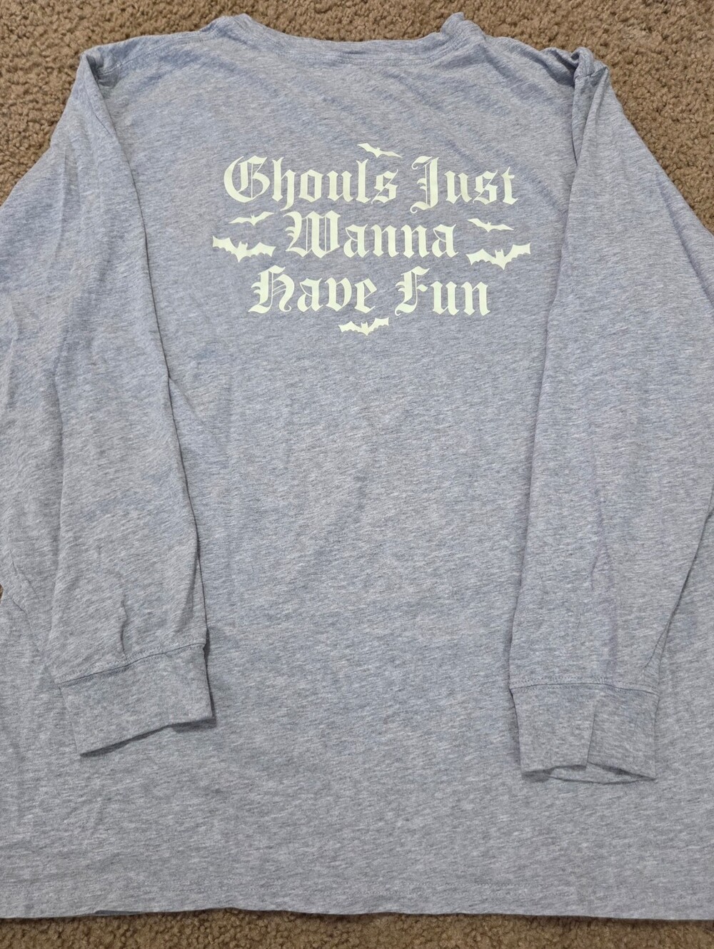 PINK Victoria's Secret Glow In The Dark Long Sleeved Tee